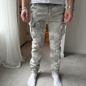 John Elliott - Cargo Pants - Snow Tie Dye